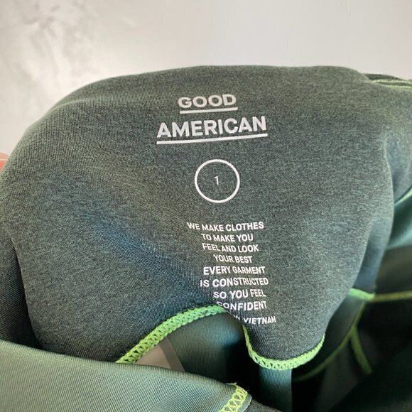 Good American The Dual Life Tonal 7/8 Leggings Size 1 - Picture 7 of 9